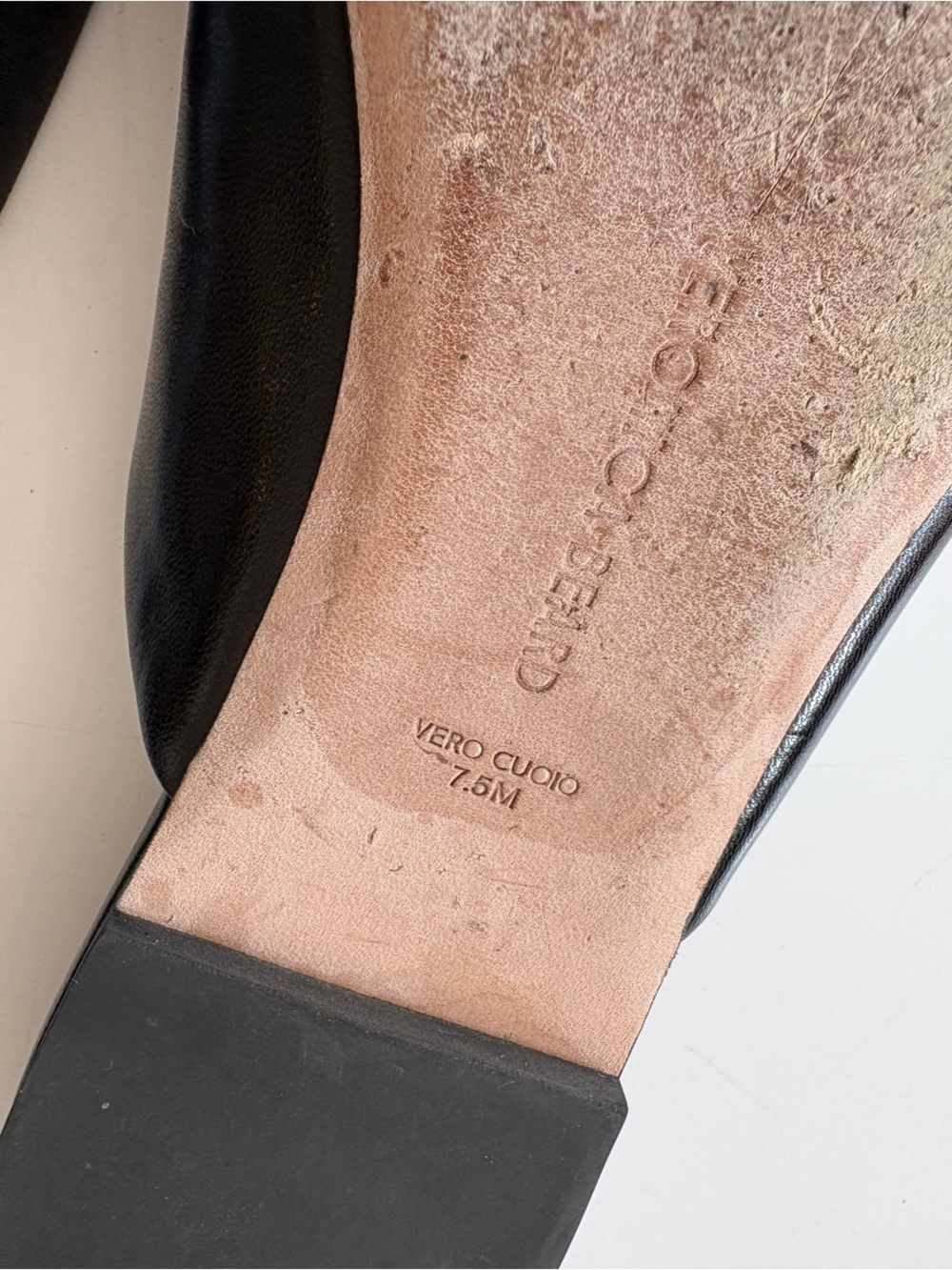 Veronica Beard || Carlotta Flats Cap Toe Mules Slip Ons Black 7.5 - Picture 6 of 8